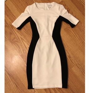 Black and white dress